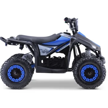 E Star Quad Na Baterije, Plavi, 35 Km/h + Motor Od 1000 W + Pneumatske Gume + Podešavanje, Plava Motor Na Akumulator 3