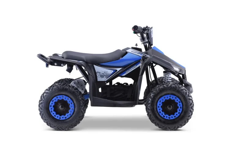 E Star Quad Na Baterije, Plavi, 35 Km/h + Motor Od 1000 W + Pneumatske Gume + Podešavanje, Plava Motor Na Akumulator 3