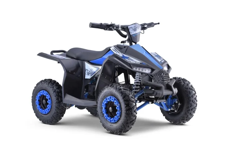 E Star Quad Na Baterije, Plavi, 35 Km/h + Motor Od 1000 W + Pneumatske Gume + Podešavanje, Plava Motor Na Akumulator 4