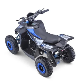 E Star Quad Na Baterije, Plavi, 35 Km/h + Motor Od 1000 W + Pneumatske Gume + Podešavanje, Plava Motor Na Akumulator 5