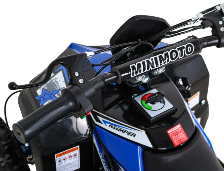 E Star Quad Na Baterije, Plavi, 35 Km/h + Motor Od 1000 W + Pneumatske Gume + Podešavanje, Plava Motor Na Akumulator 7