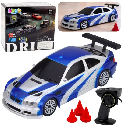 E46 Daljinski Upravljani Drift Sports Car Rc čunjevi 15 Km/h 1:43 1