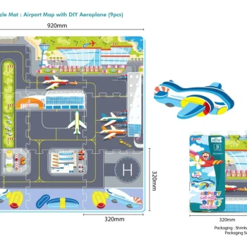 Eva Podloga Aerodrom 9 Dijelova + Avion 10 Mjeseci+ 6