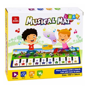 Edukativna Glazbena Podloga Za Klavir, životinje, Zvukovi Instrumenata 100x36 Cm 6