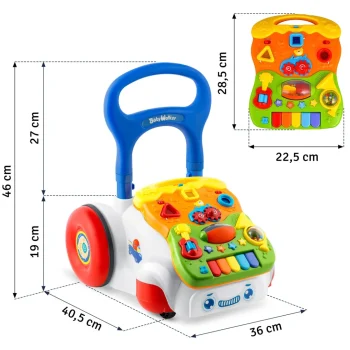 Edukativna Hodalica S Glazbom 2 U 1 Rk 744 Ricokids Bijela 10