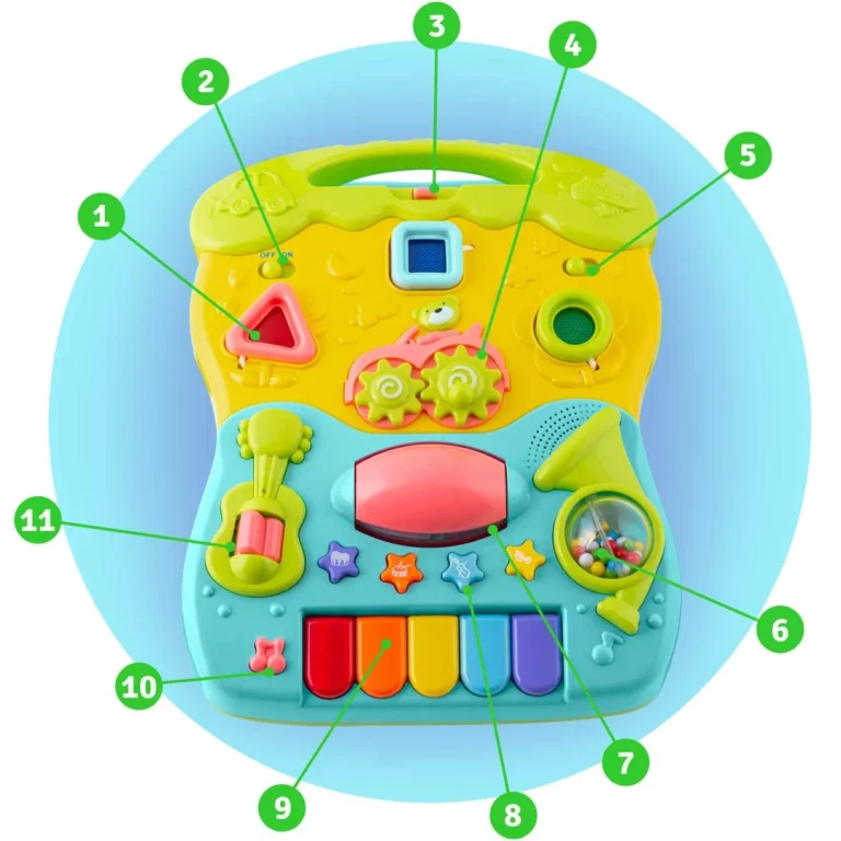Edukativna Hodalica S Glazbom 2 U 1 Rk 744 Ricokids Tirkizna 12