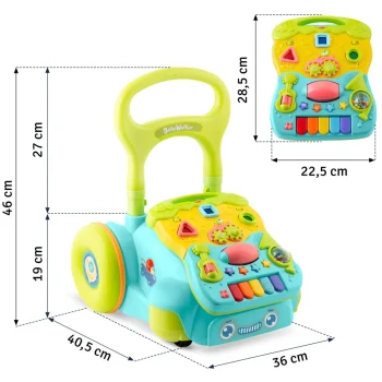 Edukativna Hodalica S Glazbom 2 U 1 Rk 744 Ricokids Tirkizna 9