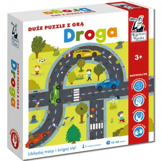 Edukativna Igra Cesta Slagalica Za Djecu 3+ Polaganje Ceste + Auto Utrke 1