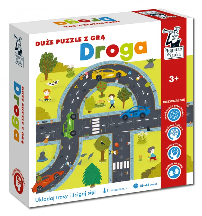 Edukativna Igra Cesta Slagalica Za Djecu 3+ Polaganje Ceste + Auto Utrke 1