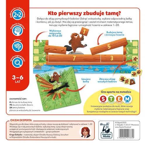 Edukativna Igra Dobro Broj, Dabre! Za Djecu Od 3 Do 6 Godina. Matematička I Logička Zabava + Učenje 3