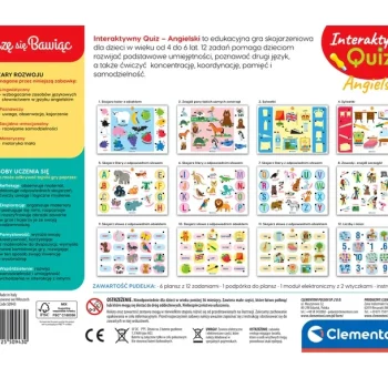 Edukativna Igra Interaktivni Kviz Engleski Jezik Poljski Jezik Clementoni 50943 6