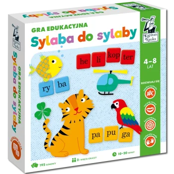 Edukativna Igra Slog Po Slog Za Djecu Od 4 8 Godina + Tvorba Riječi + Imenovanje Slika, Crvena 2