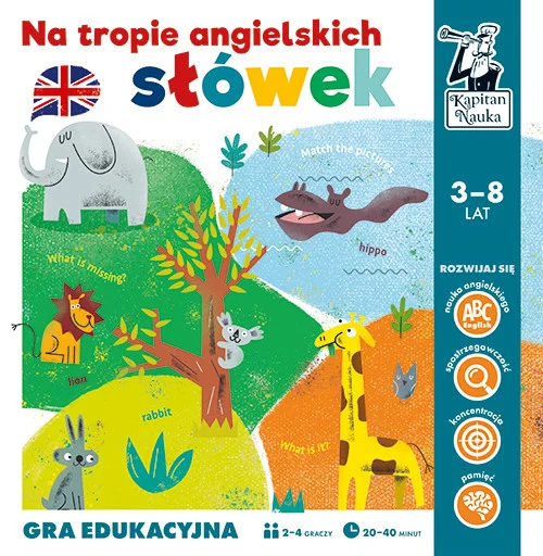 Edukativna Igra Tragom Engleskih Riječi Za Djecu Od 3 8 Godina + Učenje Engleskog Jezika 1