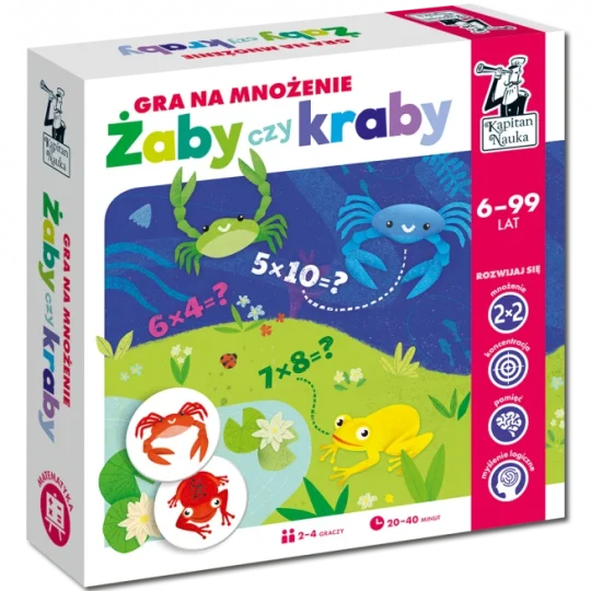 Edukativna Igra Žabe Ili Rakovi Za Djecu 6+ Učenje Množenja Do 100 1