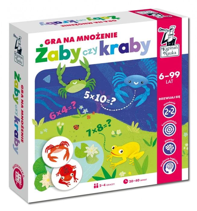 Edukativna Igra Žabe Ili Rakovi Za Djecu 6+ Učenje Množenja Do 100 1