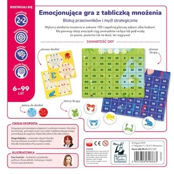 Edukativna Igra Žabe Ili Rakovi Za Djecu 6+ Učenje Množenja Do 100 3