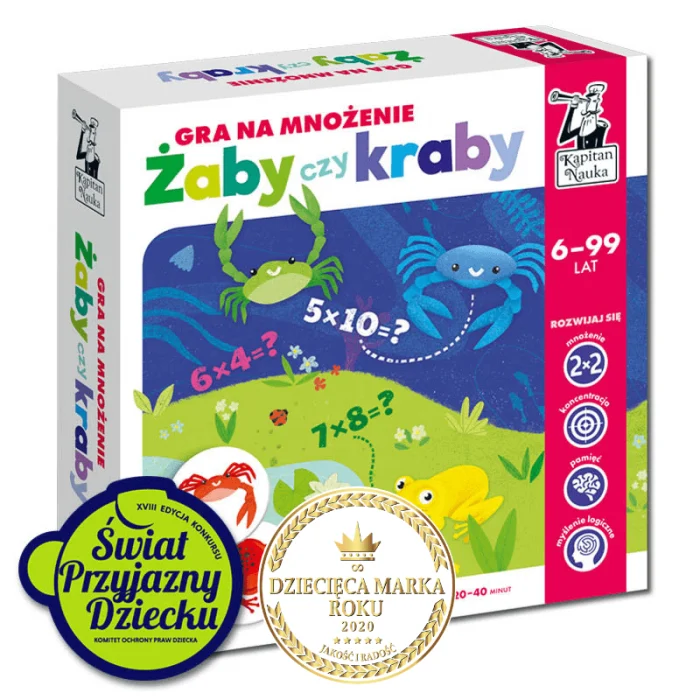 Edukativna Igra Žabe Ili Rakovi Za Djecu 6+ Učenje Množenja Do 100 5