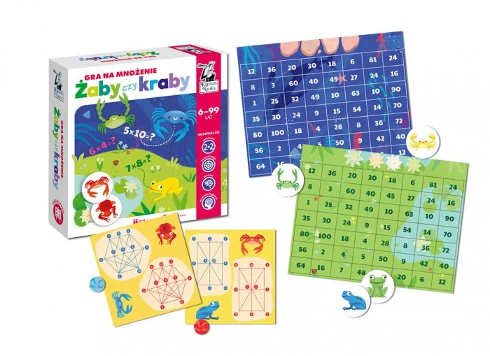 Edukativna Igra Žabe Ili Rakovi Za Djecu 6+ Učenje Množenja Do 100 6