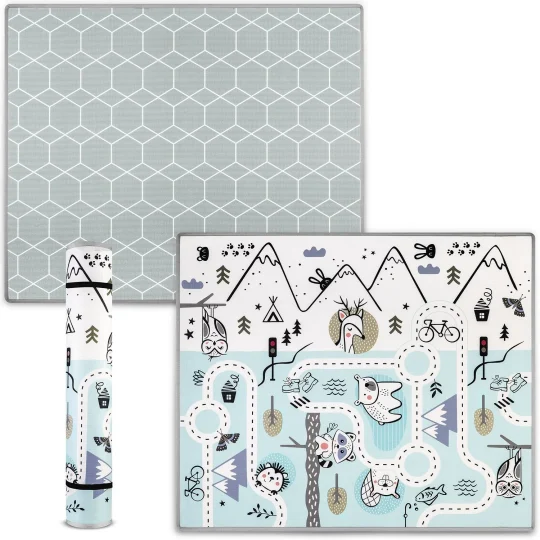 Edukativna Pjenasta Podloga U Roli 180 X 150 X 1,5 Cm Nukido Nk 342, Siva 1