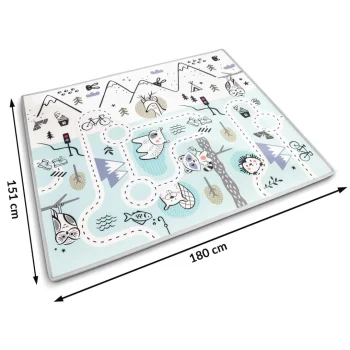 Edukativna Pjenasta Podloga U Roli 180 X 150 X 1,5 Cm Nukido Nk 342, Siva 6