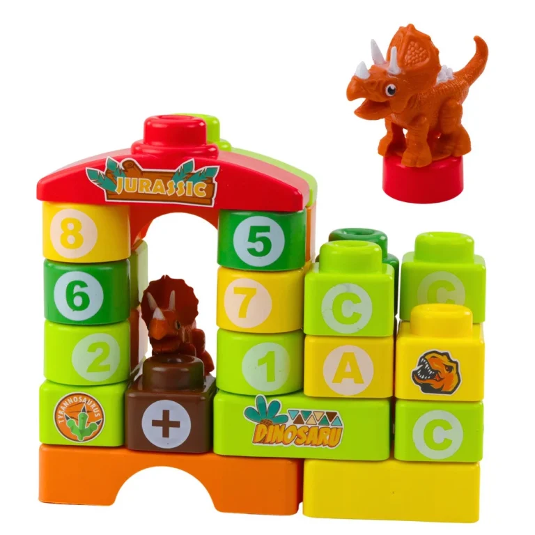 Edukativne Kocke Dinosauri Slova I Brojevi 49 Kom 2