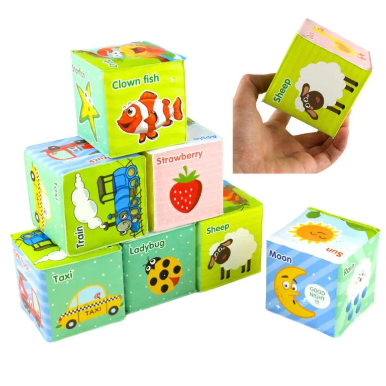 Edukativne Mekane Kocke Slova I životinje 8 Kom 2