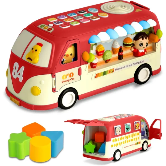 Edukativni Autobus Ricokids Rk 741 Crveni 1