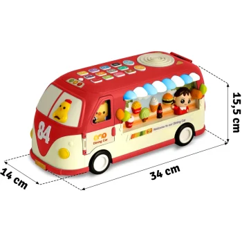 Edukativni Autobus Ricokids Rk 741 Crveni 10