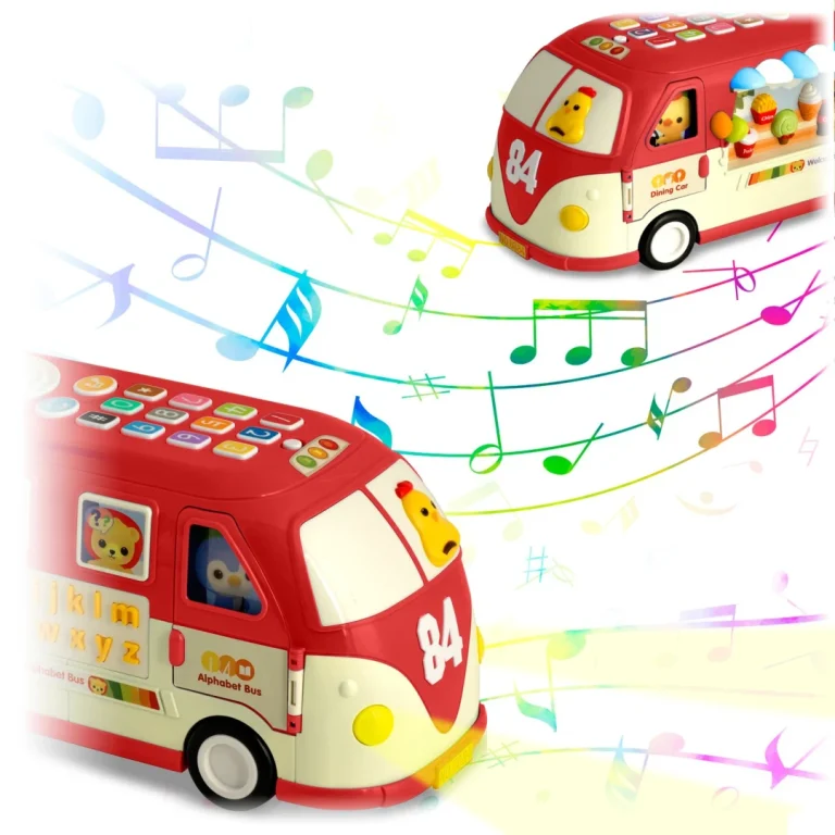 Edukativni Autobus Ricokids Rk 741 Crveni 11