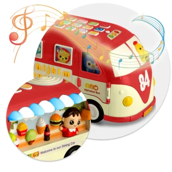 Edukativni Autobus Ricokids Rk 741 Crveni 12