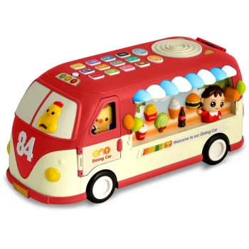 Edukativni Autobus Ricokids Rk 741 Crveni 2