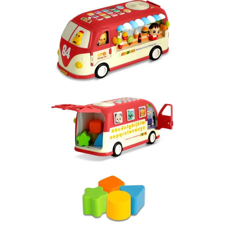Edukativni Autobus Ricokids Rk 741 Crveni 6
