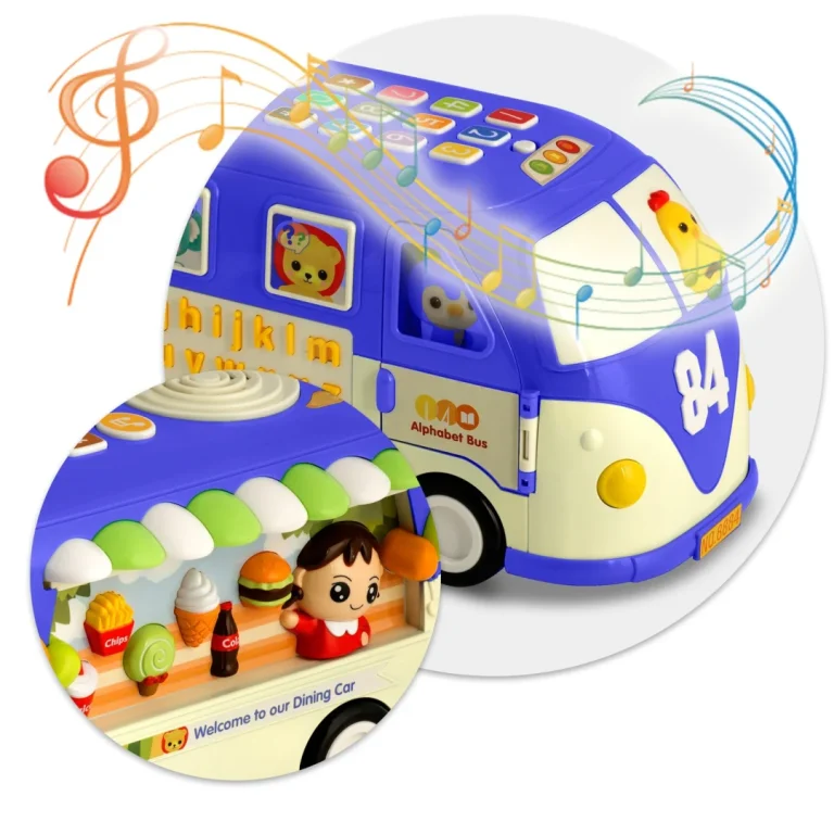 Edukativni Autobus Ricokids Rk 741 Plavi 12