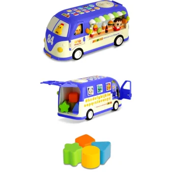 Edukativni Autobus Ricokids Rk 741 Plavi 7