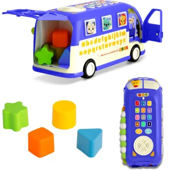 Edukativni Autobus Ricokids Rk 741 Plavi 8