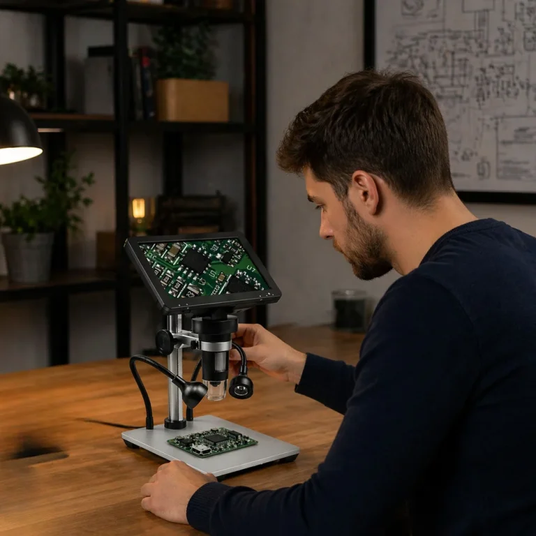 Edukativni Digitalni Mikroskop S Daljinskim Upravljačem, žičanim 1200x Lcd 7 Inčnim Hd Kamerom 3