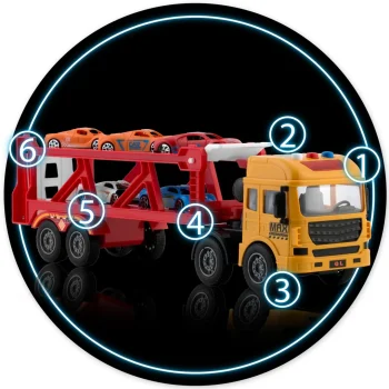 Edukativni Kamion + 5 Automobila Rk 760 Ricokids 8