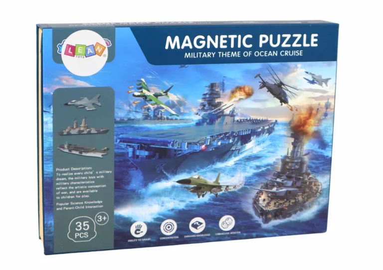 Edukativni Magnetski Set Slagalica, Motiv Vojnog Broda 4