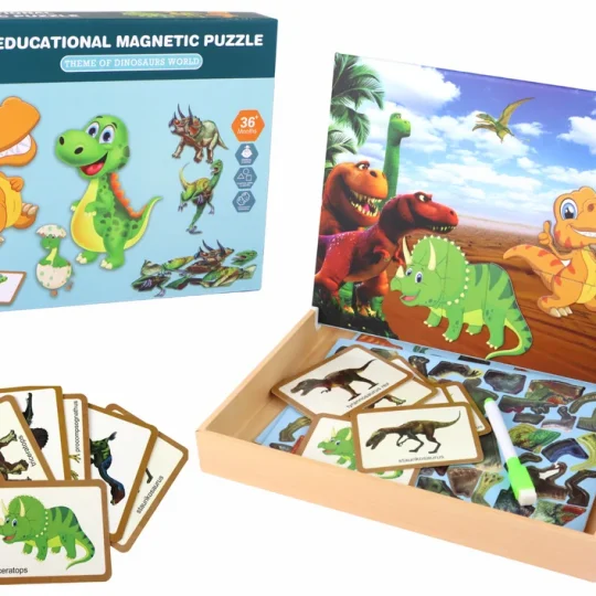 Edukativni Magnetski Set Slagalica S Dinosaurima 1