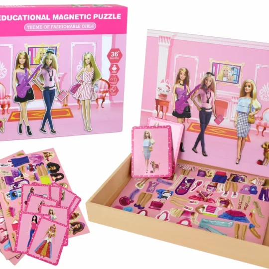 Edukativni Magnetski Set Slagalica, Tema Lutke I Mode 1