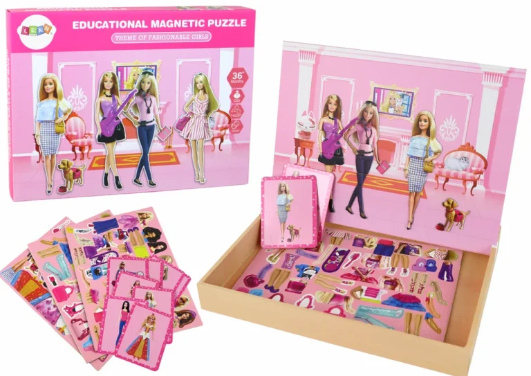 Edukativni Magnetski Set Slagalica, Tema Lutke I Mode 1