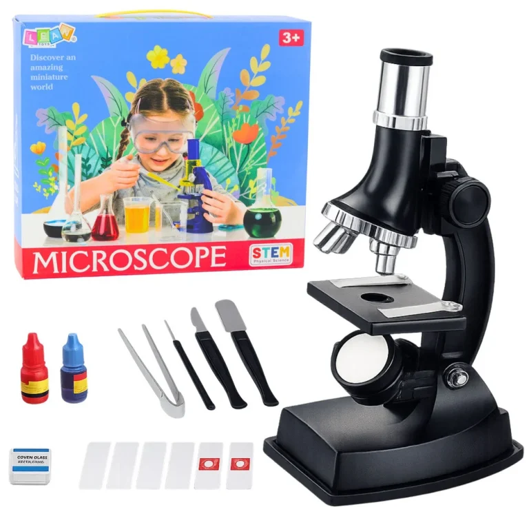 Edukativni Mikroskop Za Djecu, Pribor, Uvećanje 300x 1