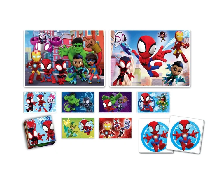 Edukativni Set Marvel Spidey Clementoni 18295 Slagalice, Memo I Blokovi 3