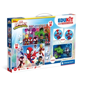 Edukativni Set Marvel Spidey Clementoni 18295 Slagalice, Memo I Blokovi 4