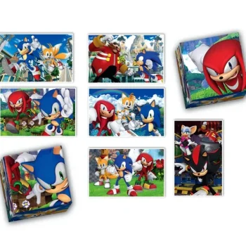 Edukativni Set Sonic Clementoni 18318 Slagalice, Memo I Blokovi 2