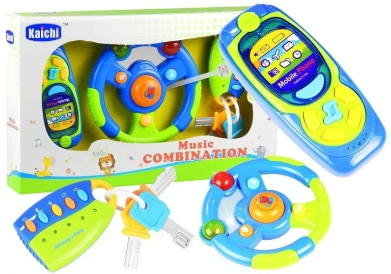 Edukativni Set Za Auto, Volan, Mobitel I Ključevi 1