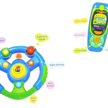 Edukativni Set Za Auto, Volan, Mobitel I Ključevi 6