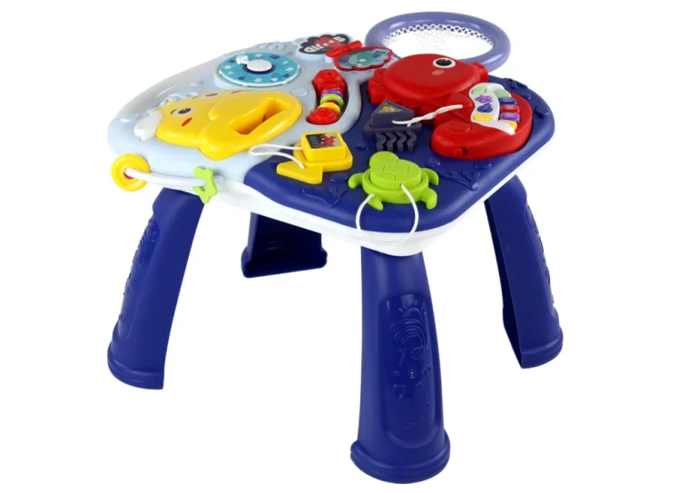 Edukativni Stol 2u1 Morske životinje I Košarka, 32 × 25,5 × 23 Cm 2