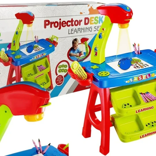 Edukativni Stolić S Projektorom, Plavi I Crveni 1