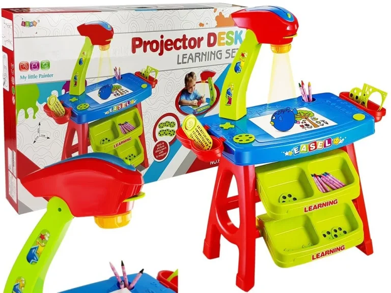 Edukativni Stolić S Projektorom, Plavi I Crveni 1